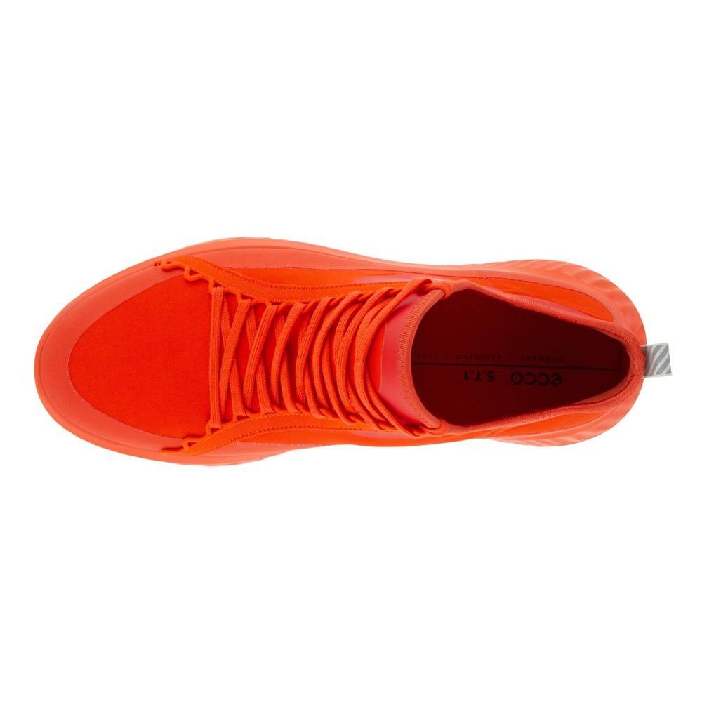 Mens Slip On - ECCO St.1 Lite Sneakerss - Orange - 5039NMAJL